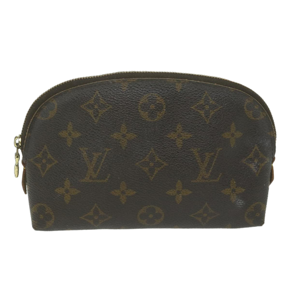 LOUIS VUITTON Monogram Pochette Cosmetic PM Cosmetic Pouch M47515 LV Auth 65180 - Picture 13 of 16